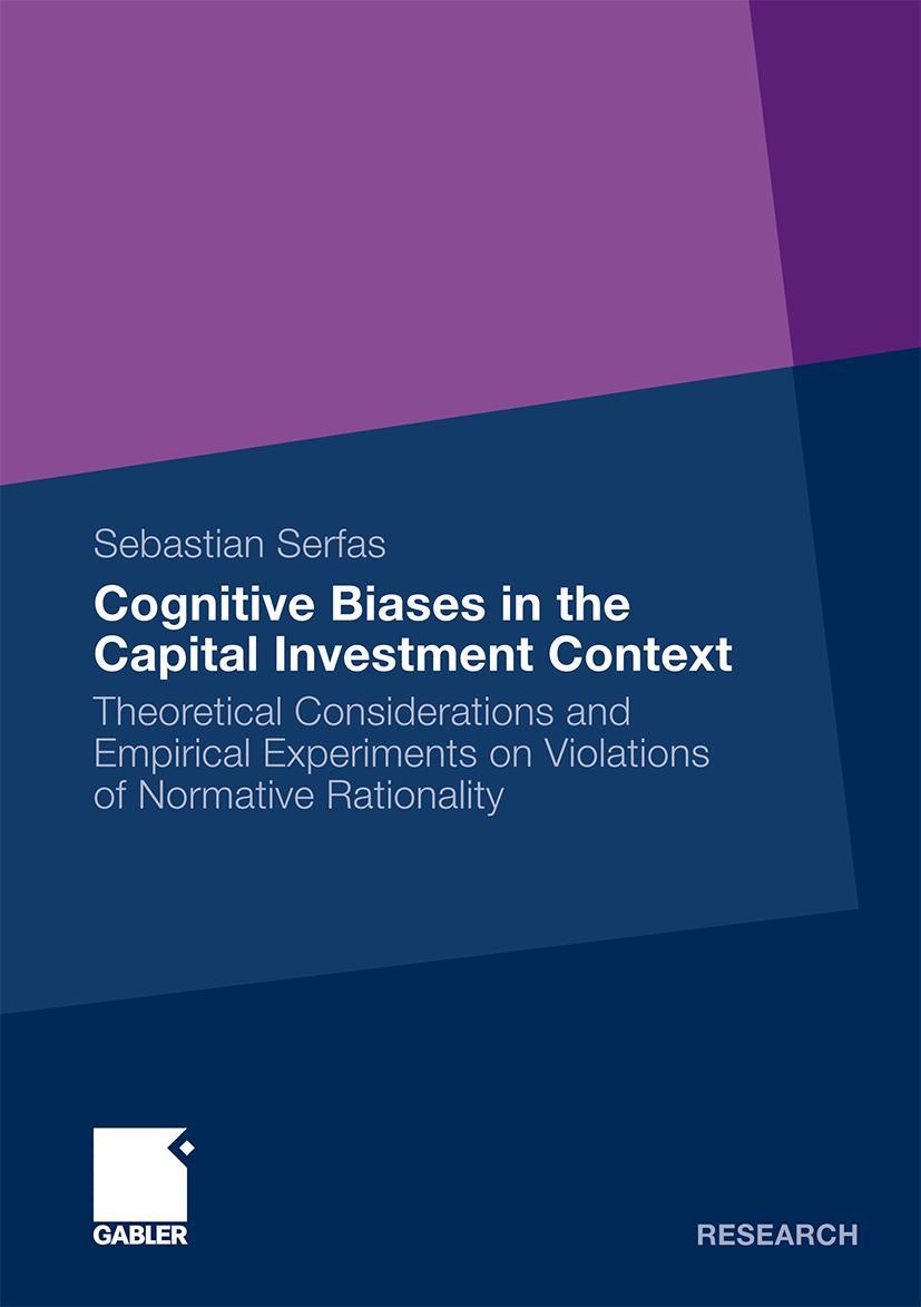 Vorderes Coverbild Cognitive Biases in the Capital Investment Context
