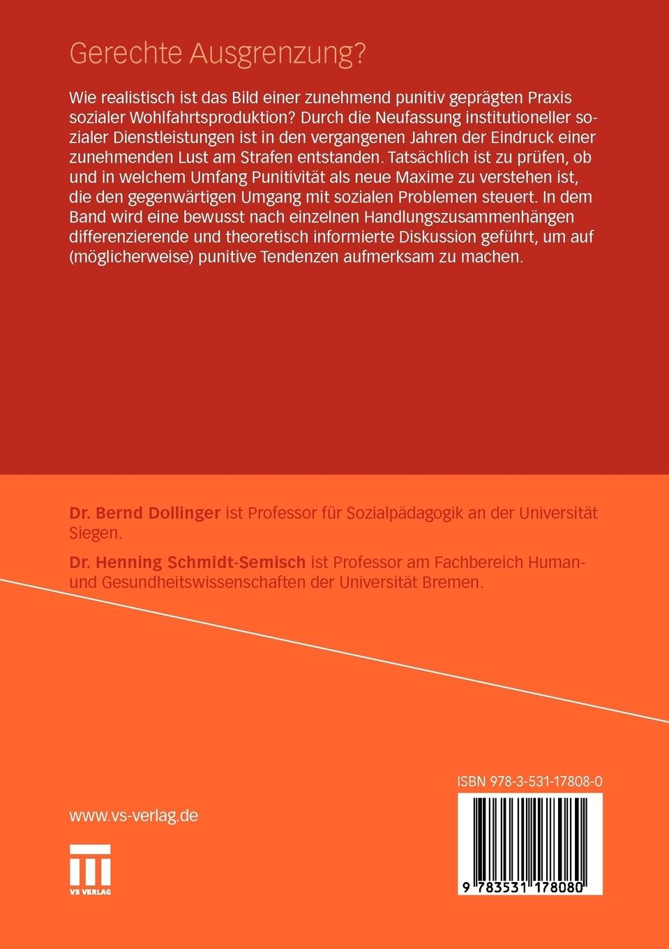 Rückseitencover Gerechte Ausgrenzung?