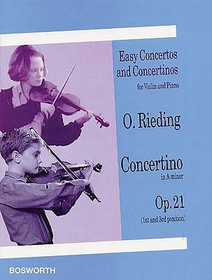Vorderes Coverbild Oscar Rieding: Concertino in a Minor, Opus 21