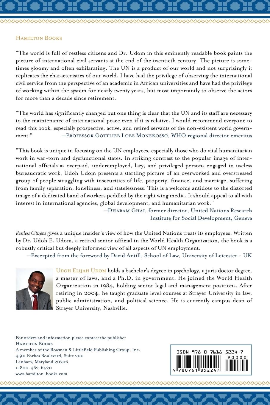 Rückseitencover Restless Citizens