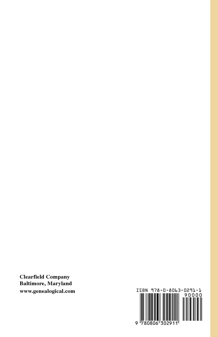 Rückseitencover West Virginia Revolutionary Ancestors, whose services were non-military and whose names, therefore, do not appear in Revolutionary indexes of soldiers