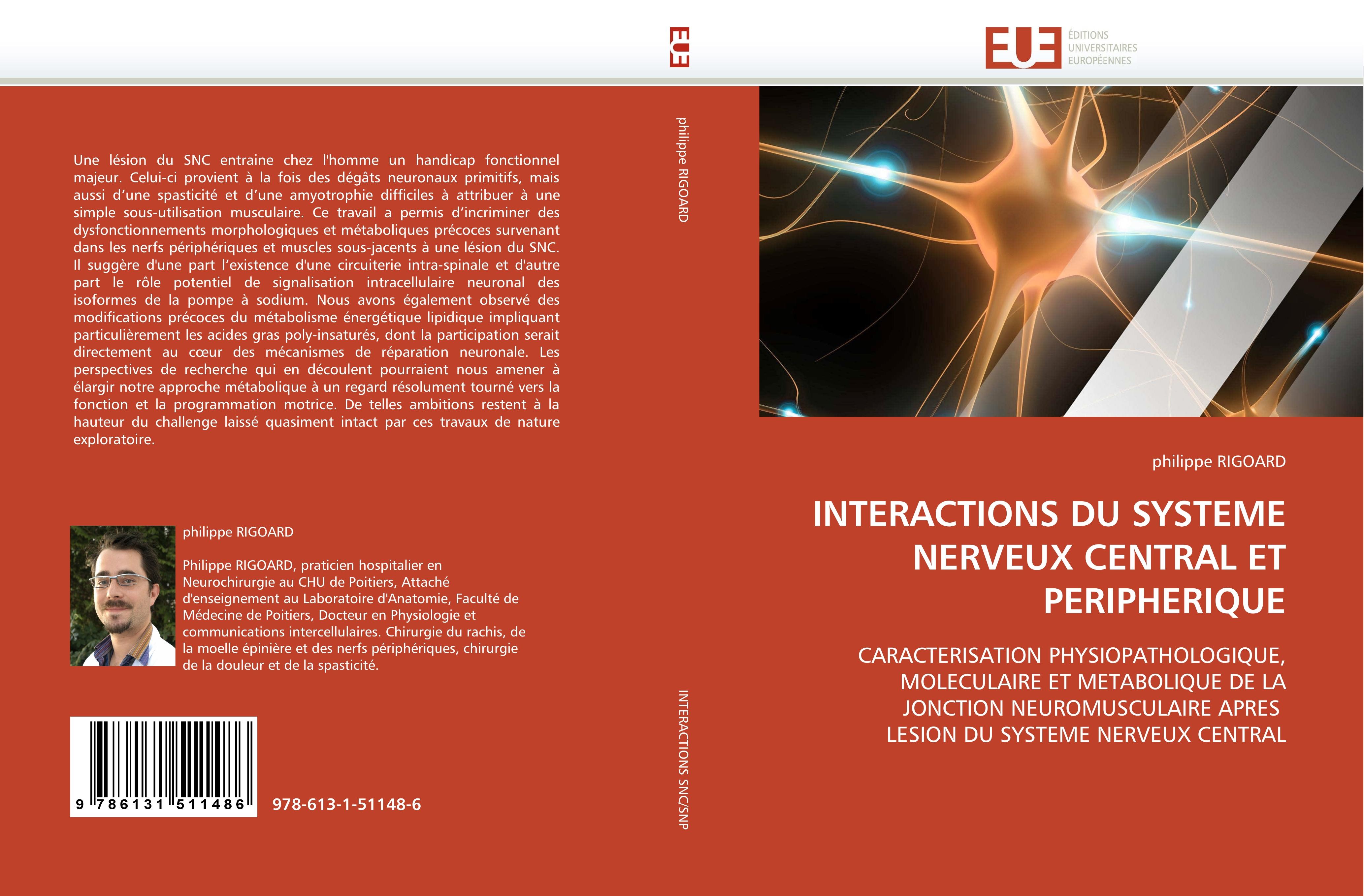 Vorderes Coverbild INTERACTIONS DU SYSTEME NERVEUX CENTRAL ET PERIPHERIQUE
