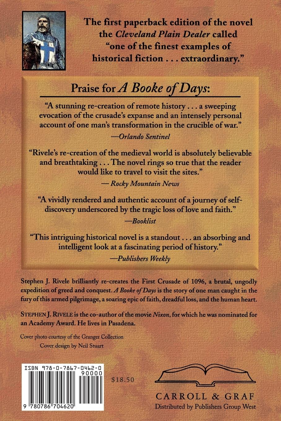 Rückseitencover Booke of Days (Trade)