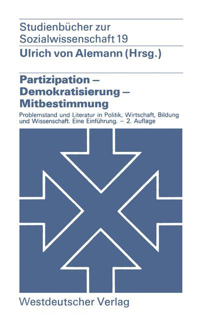 Vorderes Coverbild Partizipation - Demokratisierung - Mitbestimmung