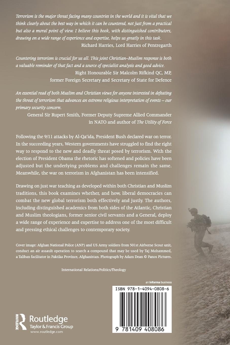 Rückseitencover Just War on Terror?