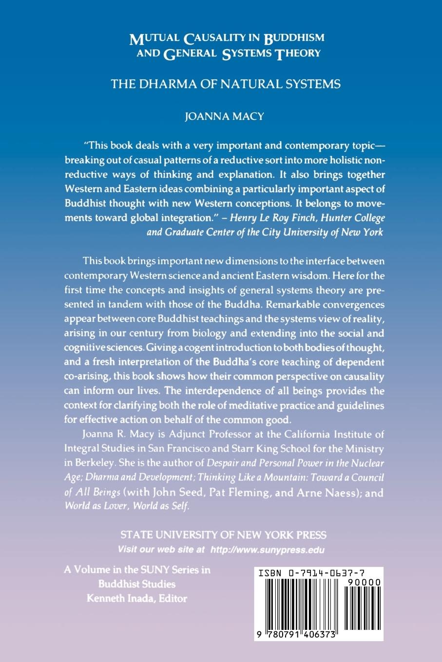 Rückseitencover Mutual Causality in Buddhism and General Systems Theory