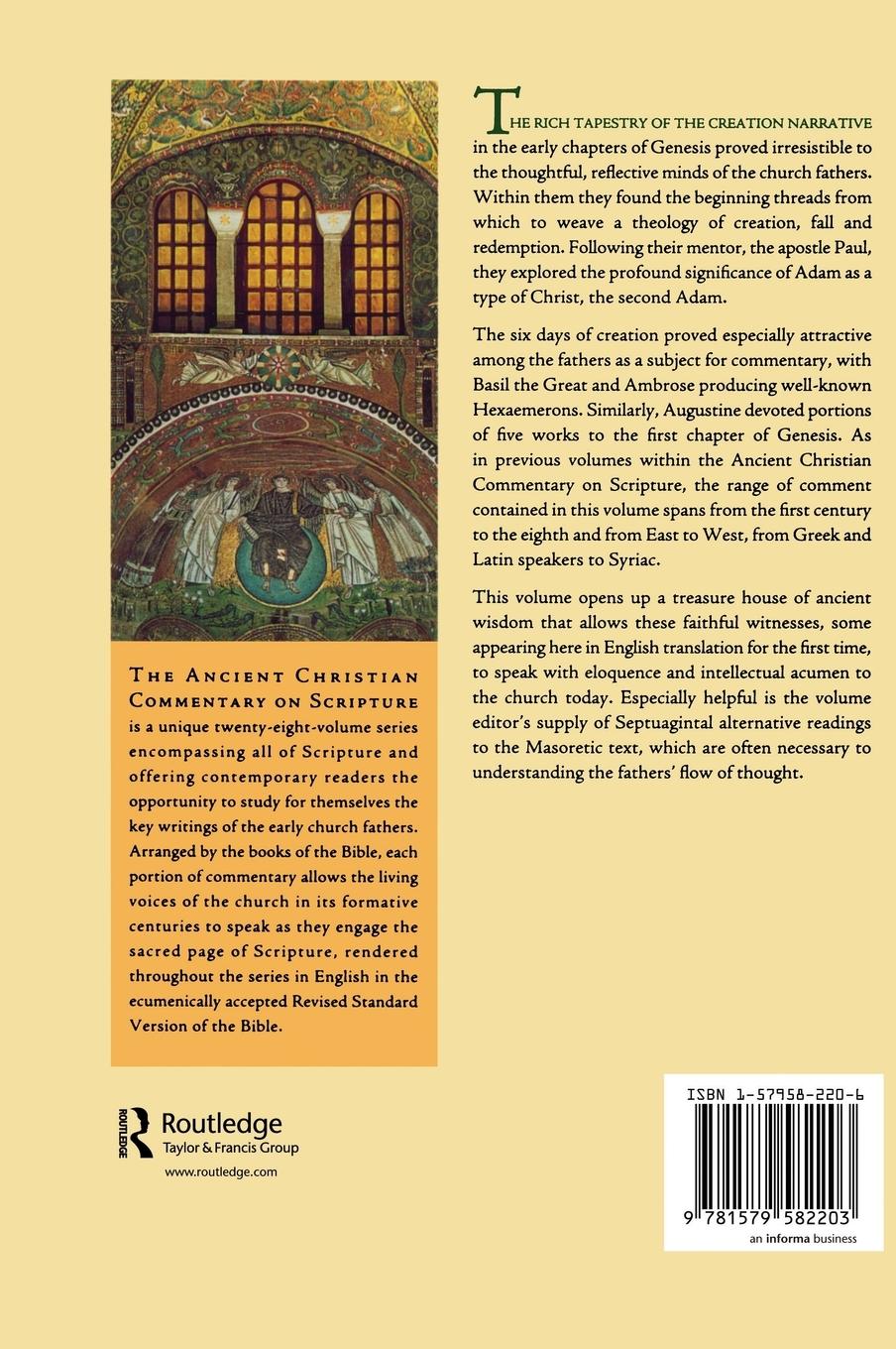 Rückseitencover Genesis 1-11