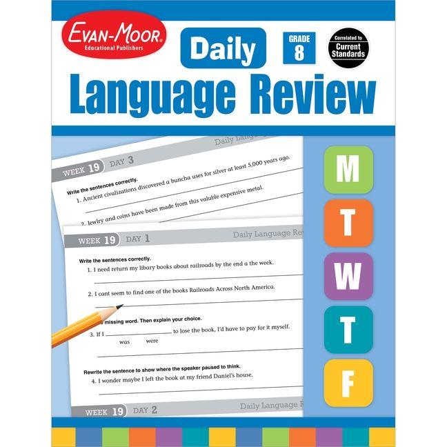 Vorderes Coverbild Daily Language Review, Grade 8 Te