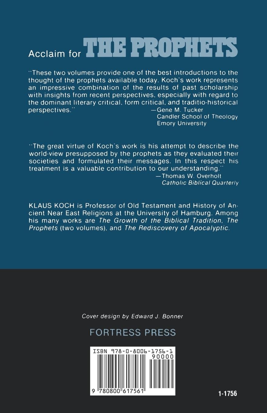 Rückseitencover The Prophets The Baylonian and Persian Periods