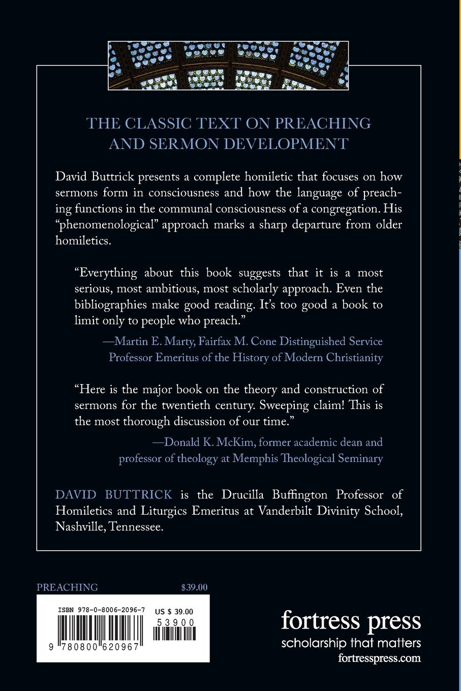 Rückseitencover Homiletic Moves and Structures