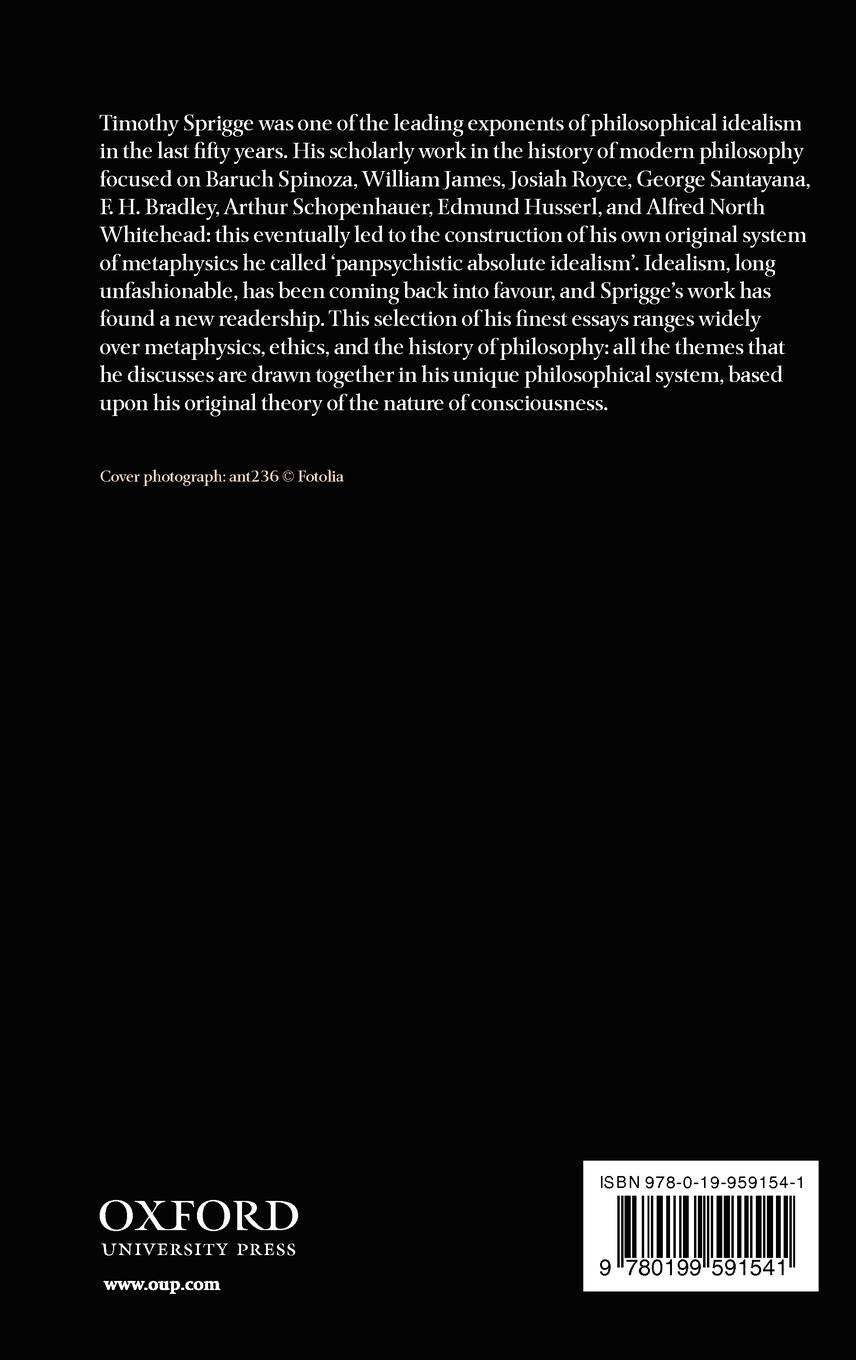 Rückseitencover The Importance of Subjectivity