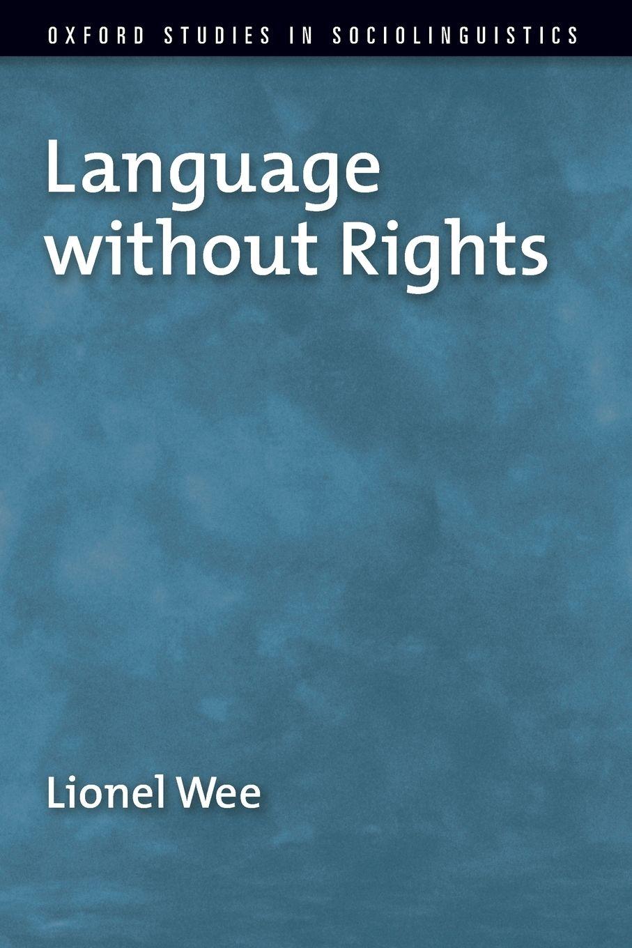 Vorderes Coverbild Language Without Rights