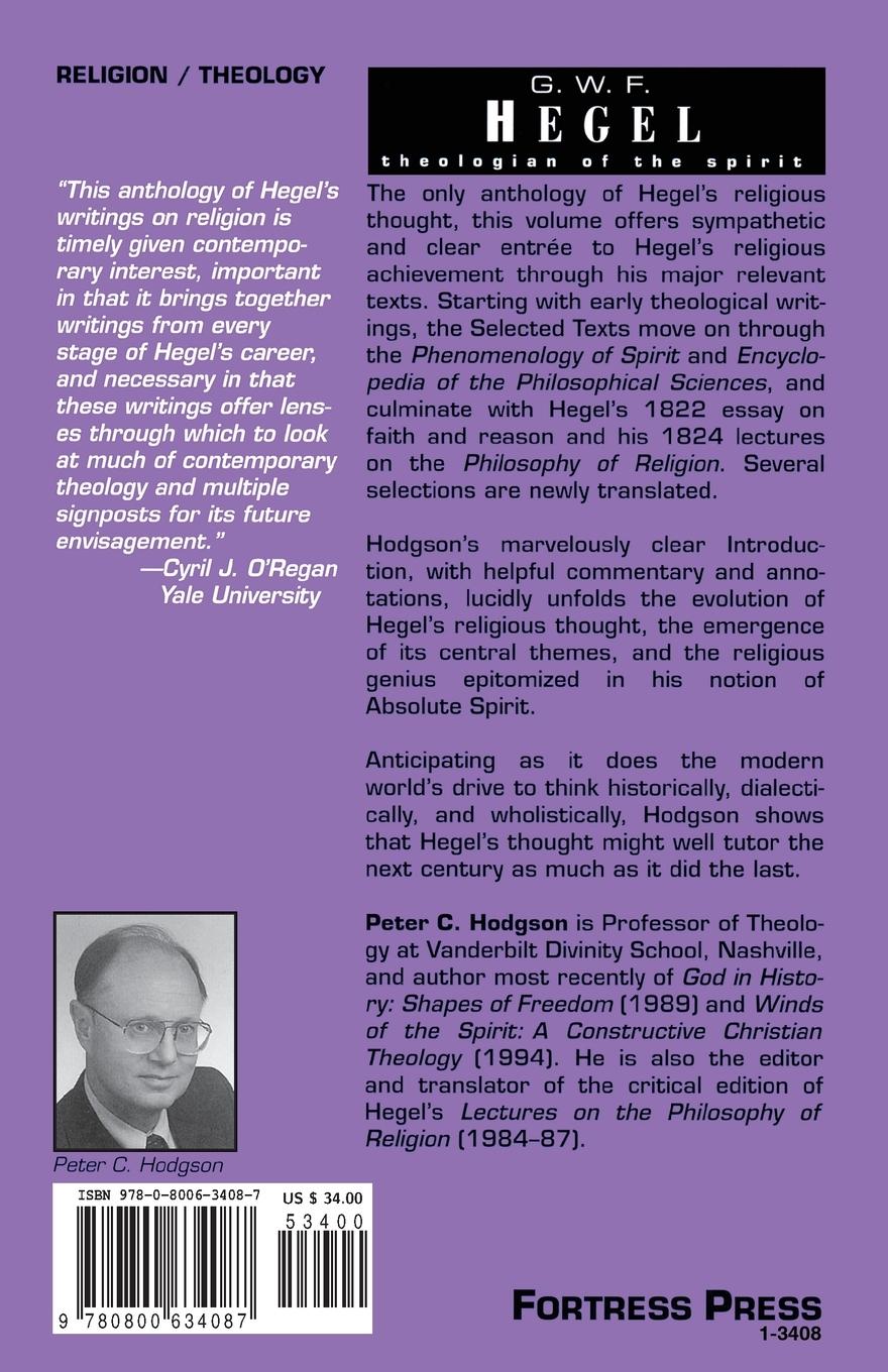 Rückseitencover G.W. F. Hegel