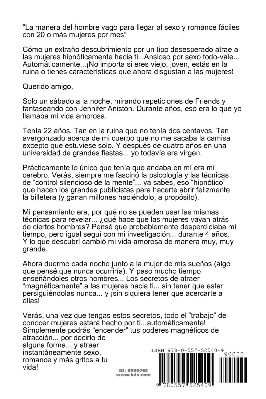 Rückseitencover Como Ser Un Macho Alfa