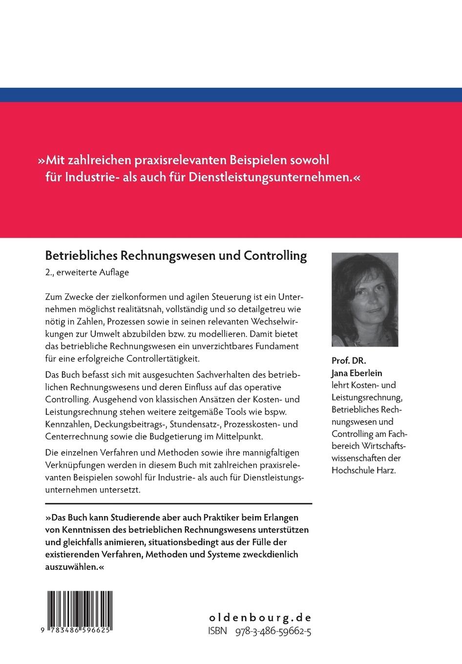 Rückseitencover Betriebliches Rechnungswesen und Controlling