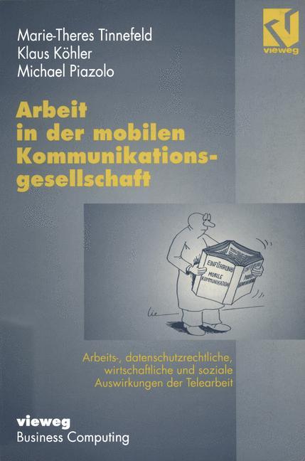 Vorderes Coverbild Arbeit in der mobilen Kommunikationsgesellschaft