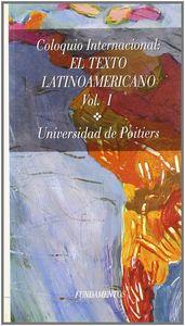 Vorderes Coverbild Coloquio internacional: El texto latinoamericano. Vol. I