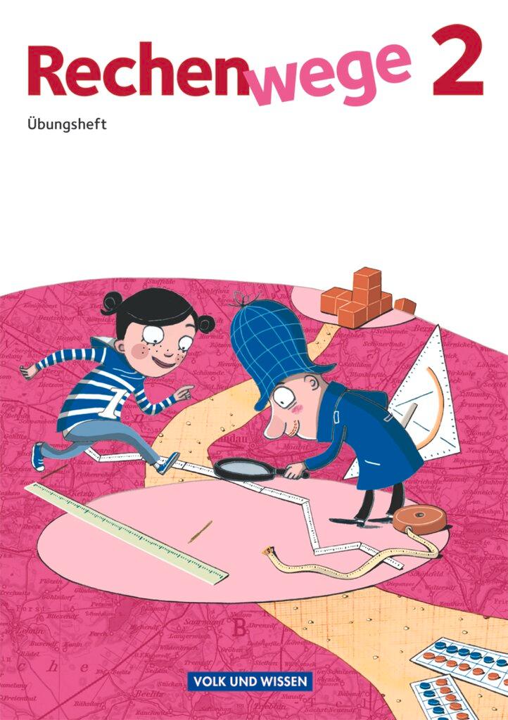 Vorderes Coverbild Rechenwege Nord/Süd 2. Schuljahr. Übungsheft