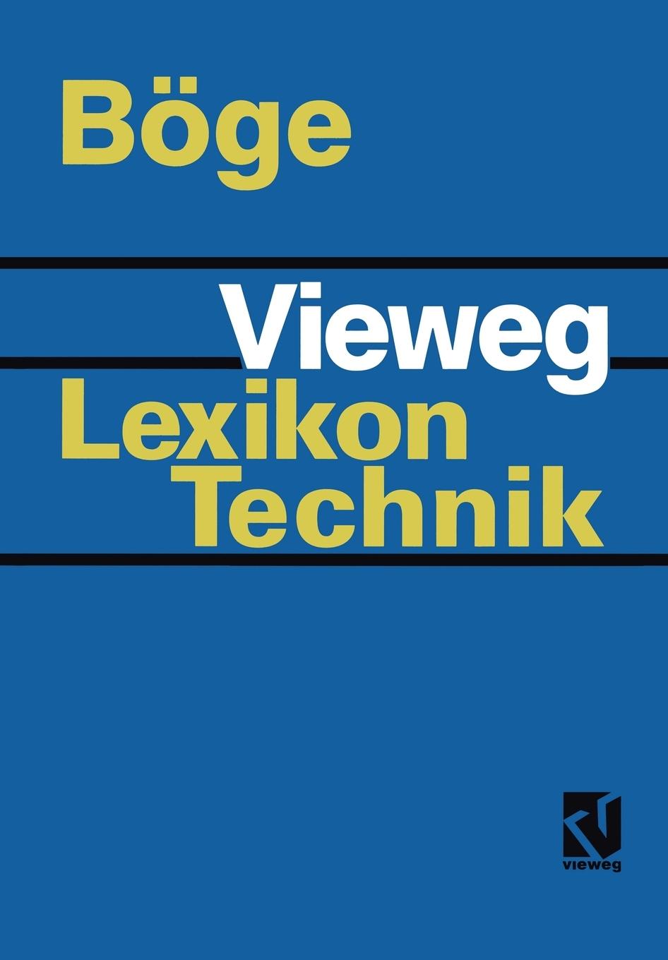 Vorderes Coverbild Vieweg Lexikon Technik
