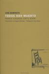 Vorderes Coverbild Todos han muerto : poesía completa (1971-2006)