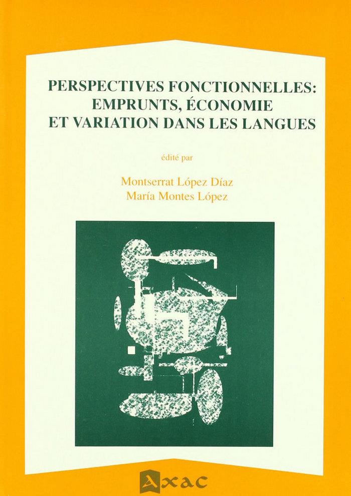 Vorderes Coverbild Perspectives fonctionnelles : emprunts, économie et variation dans les langues