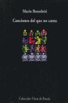 Vorderes Coverbild Canciones del que no canta