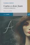 Vorderes Coverbild Carta a Don Juan : cuentos completos