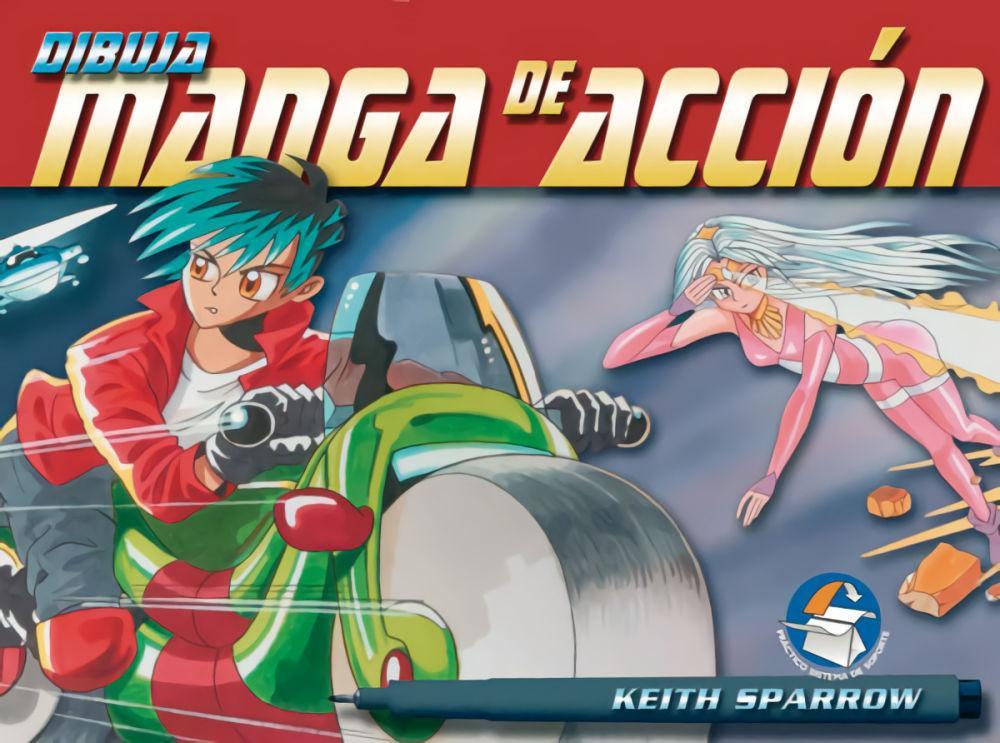 Vorderes Coverbild Dibuja manga de acción