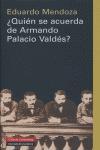 Vorderes Coverbild ¿Quién se acuerda de Armando Palacio Valdés?