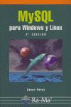 Vorderes Coverbild MySQL para Windows y Linux