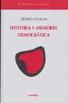 Vorderes Coverbild Historia y memoria democrática
