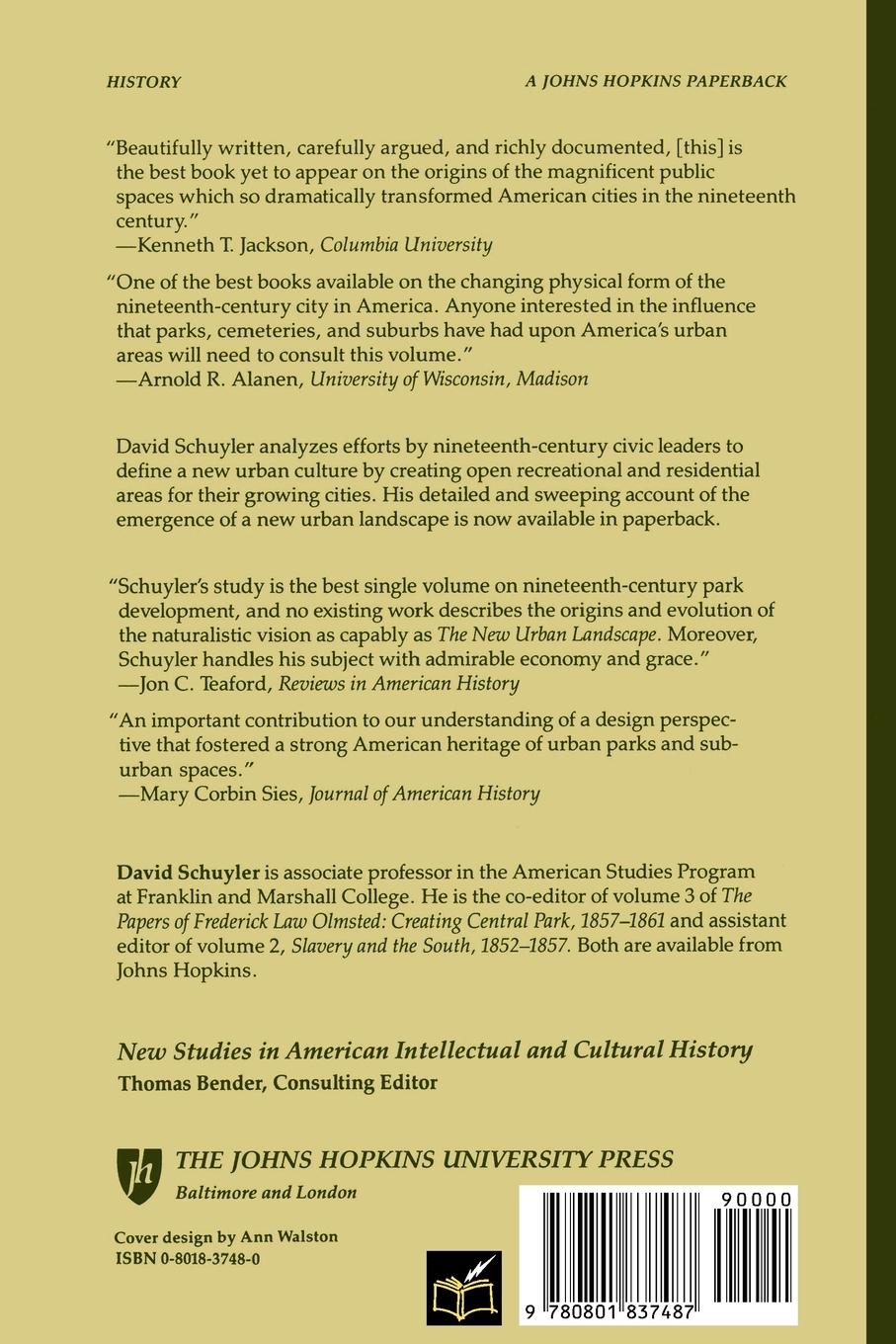 Rückseitencover The New Urban Landscape