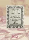 Vorderes Coverbild Catálogo de algunos autores españoles que han escrito de veterinaria, de equitación, y de agricultura