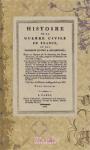 Vorderes Coverbild Facsímil: Histoire de la guerre civile en France. Tome second