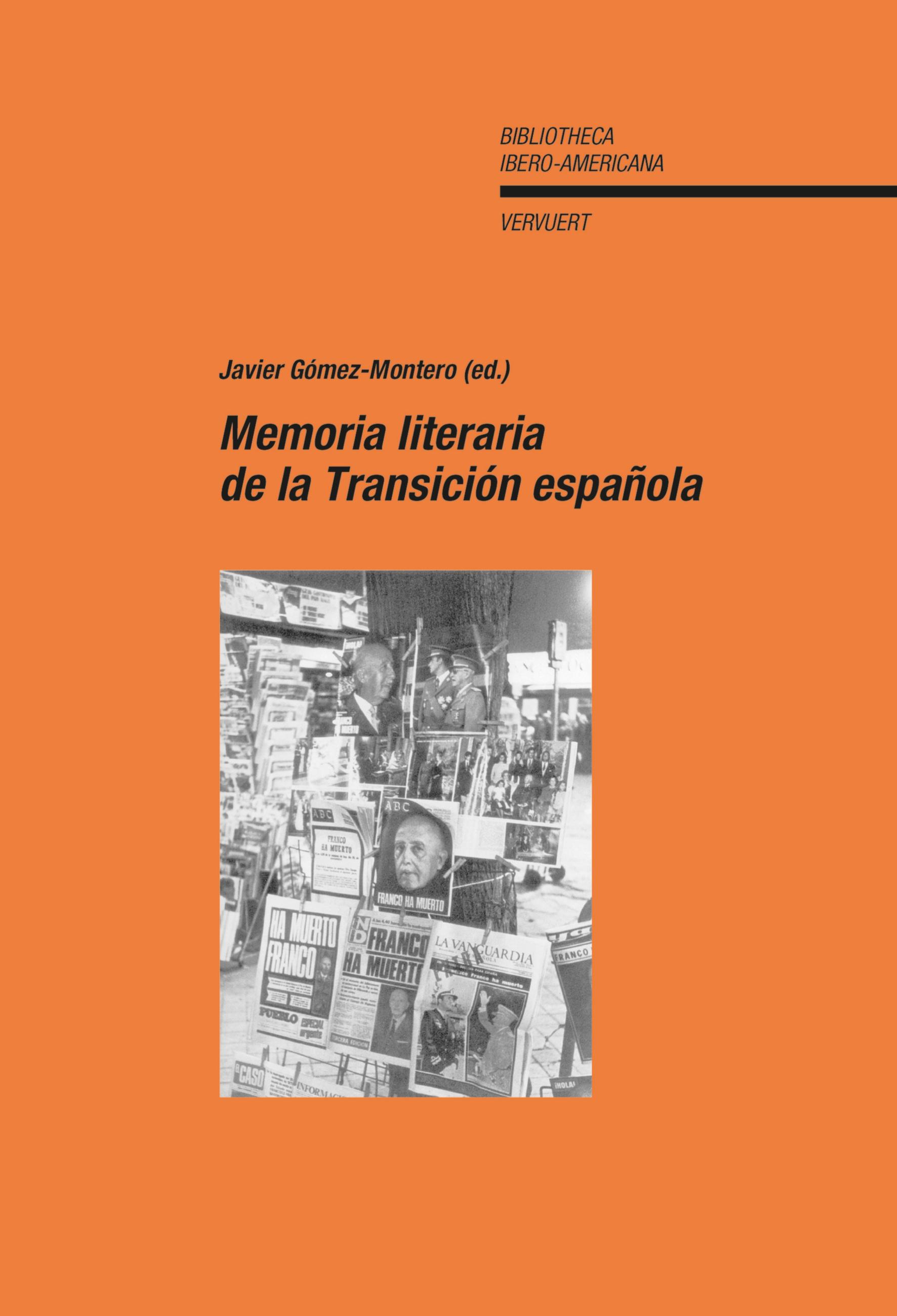 Vorderes Coverbild Memoria literaria de la Transición española
