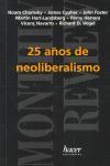 Vorderes Coverbild 25 años de neoliberalismo