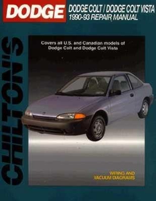 Vorderes Coverbild Chrysler Colt and Vista, 1990-93 Dodge Colt/Dodge Colt Vista