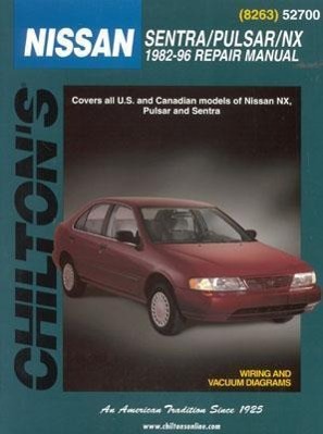 Vorderes Coverbild Nissan Sentra, Pulsar, and Nx, 1982-96