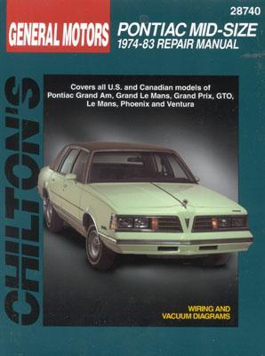 Vorderes Coverbild Pontiac Mid-Size Cars, 1974-83
