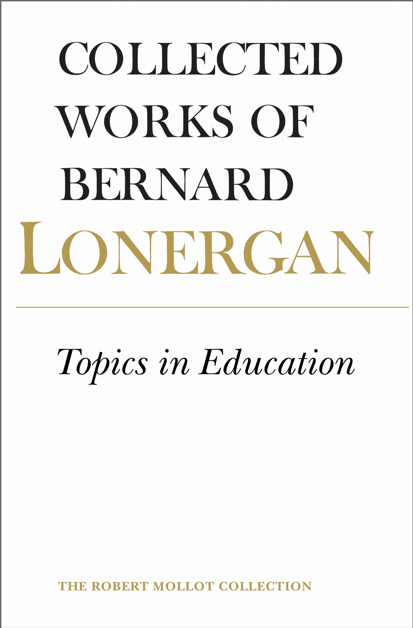 Vorderes Coverbild Topics in Education
