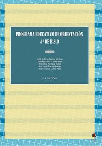 Vorderes Coverbild Programa educativo de orientación, 4 ESO