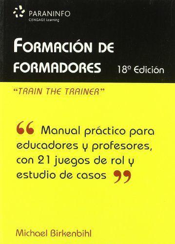 Vorderes Coverbild Formación de formadores