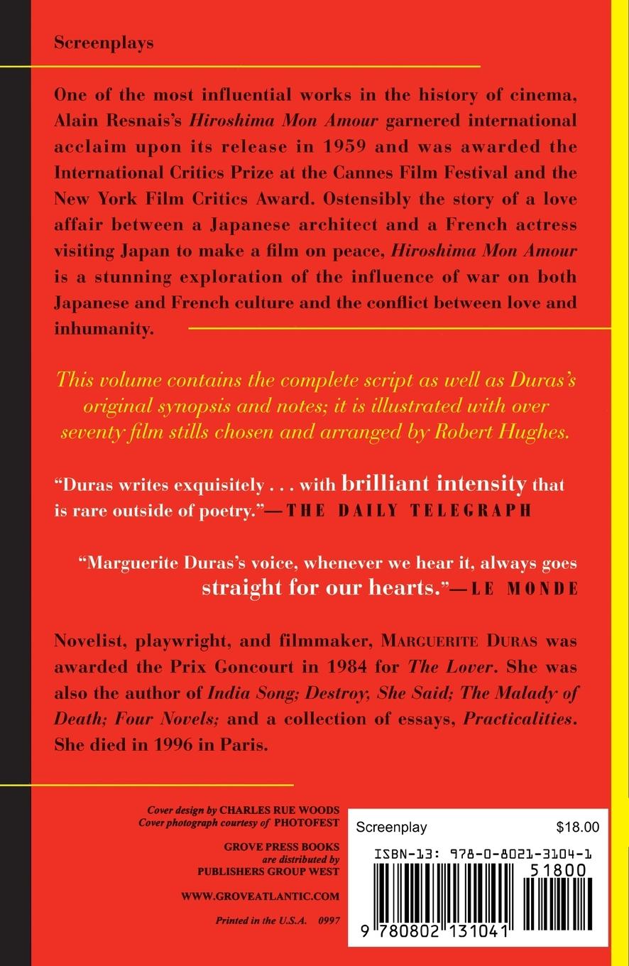 Rückseitencover Hiroshima Mon Amour