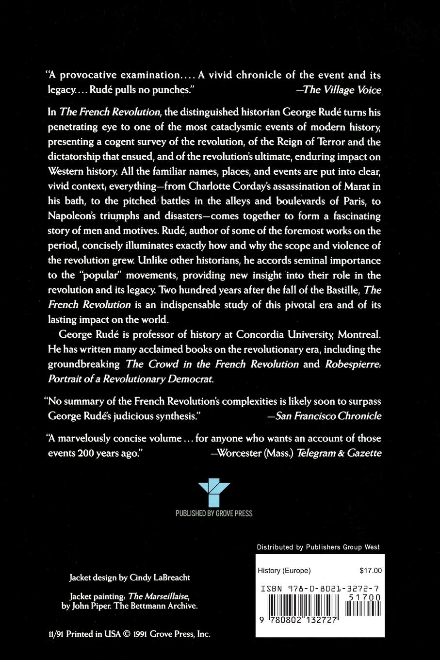 Rückseitencover The French Revolution