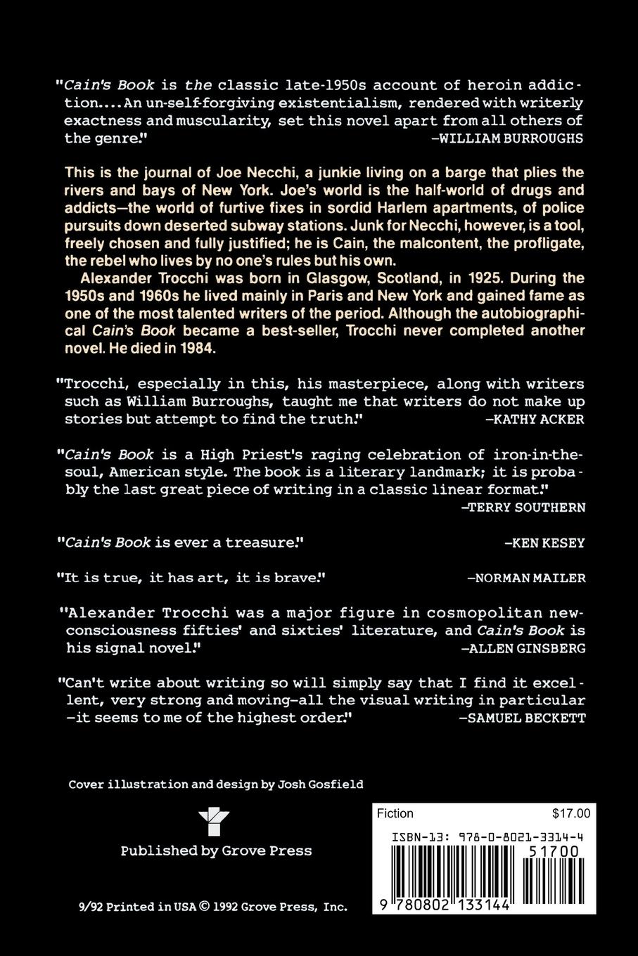 Rückseitencover Cain's Book