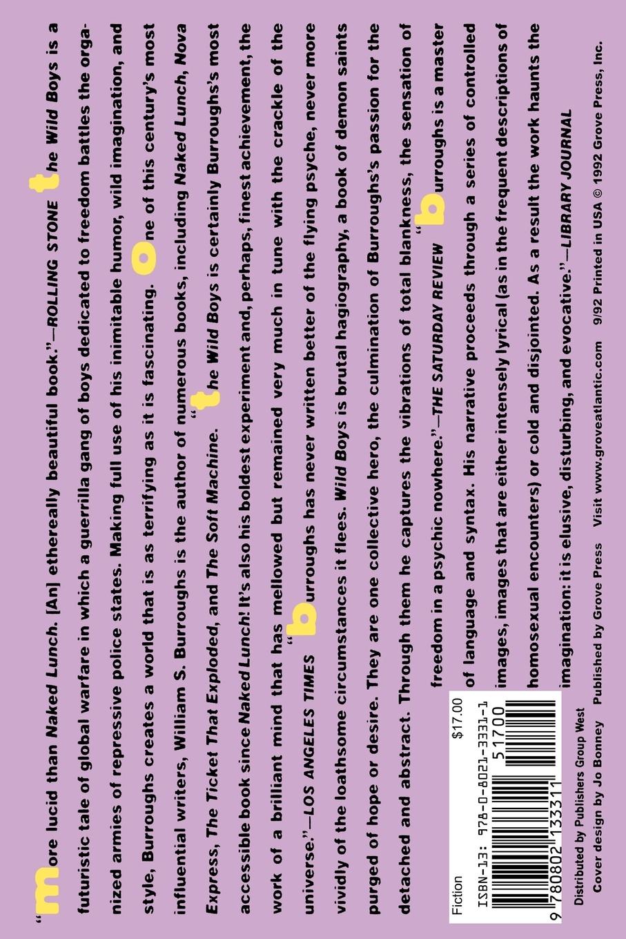 Rückseitencover The Wild Boys