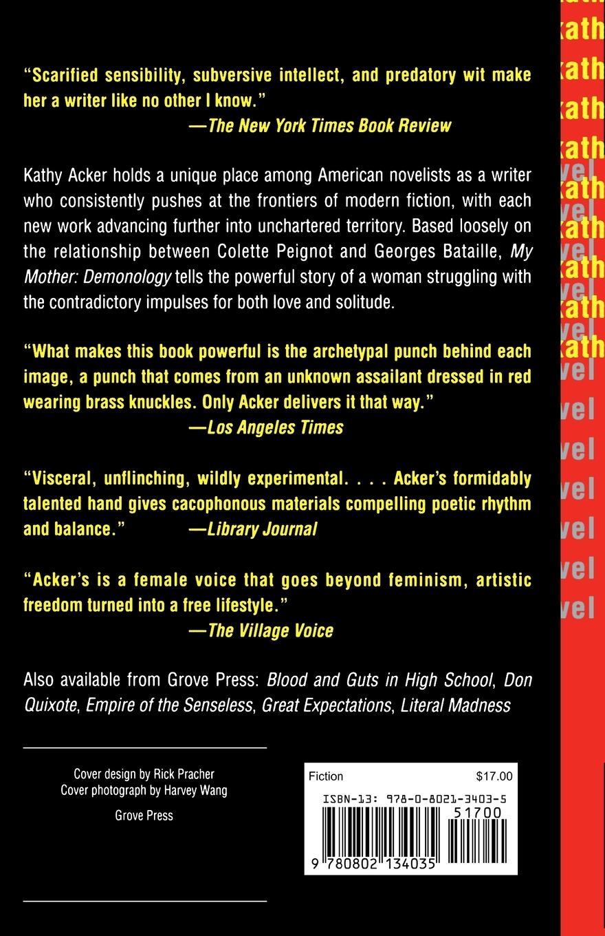 Rückseitencover My Mother: Demonology