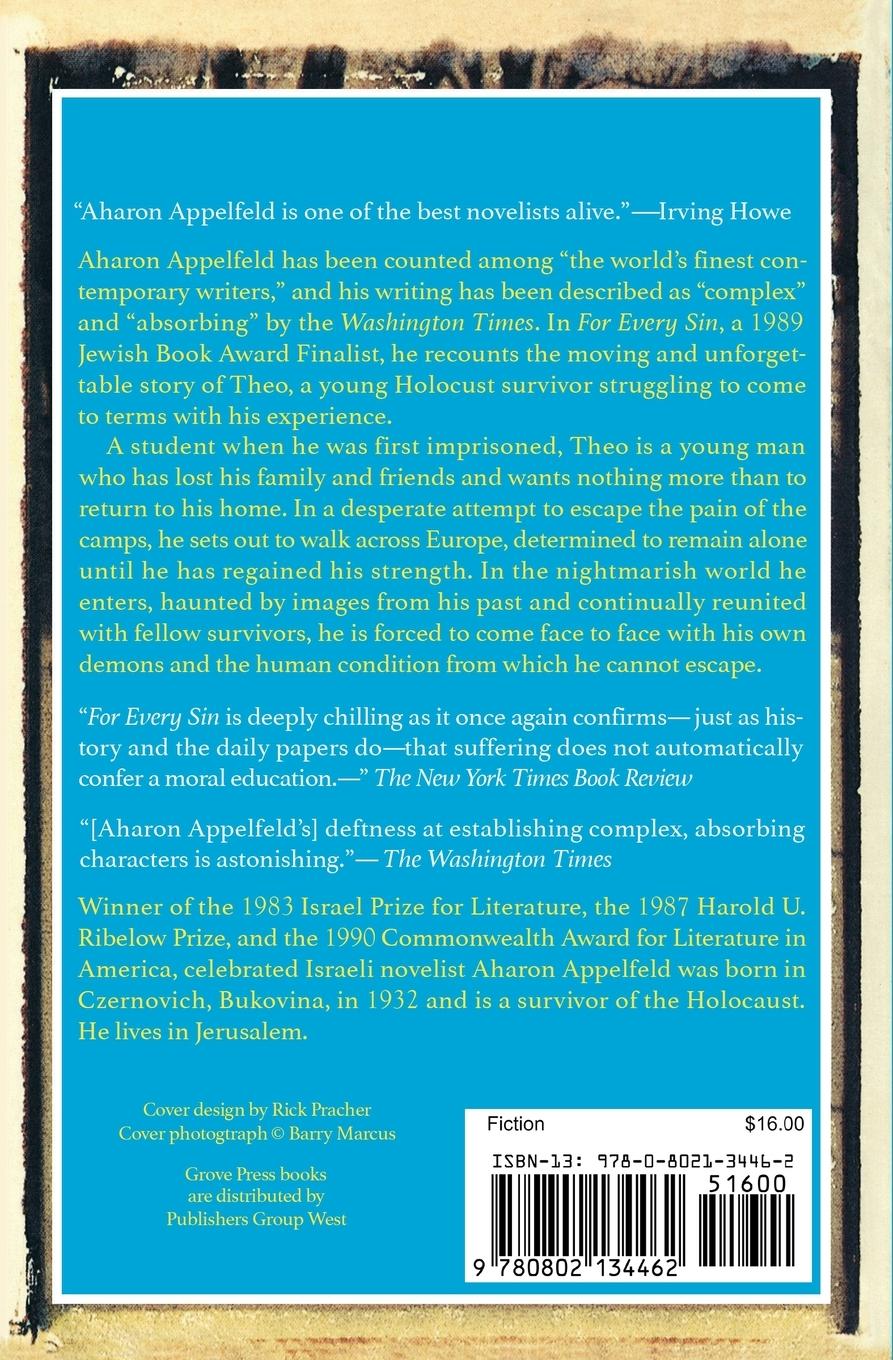 Rückseitencover For Every Sin