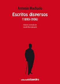 Vorderes Coverbild Escritos dispersos (1893-1936)