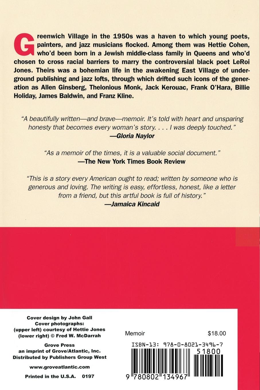 Rückseitencover How I Became Hettie Jones